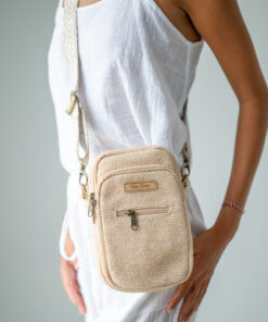 Camden Crossbody Bag-Beige