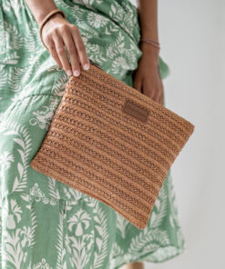 Tulum Bikini Bag-Latte