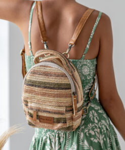 Bronte Backpack-Khaki/Tan