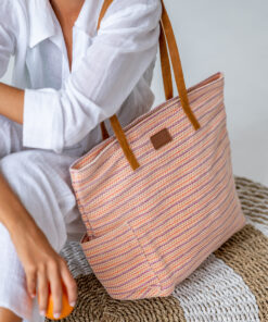 San Remo Beach Tote-Coral
