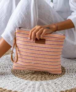 San Remo Bikini Bag-Coral