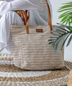 San Remo Beach Tote-Brown