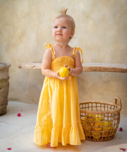Shelby Shirred Dress-Solid Color