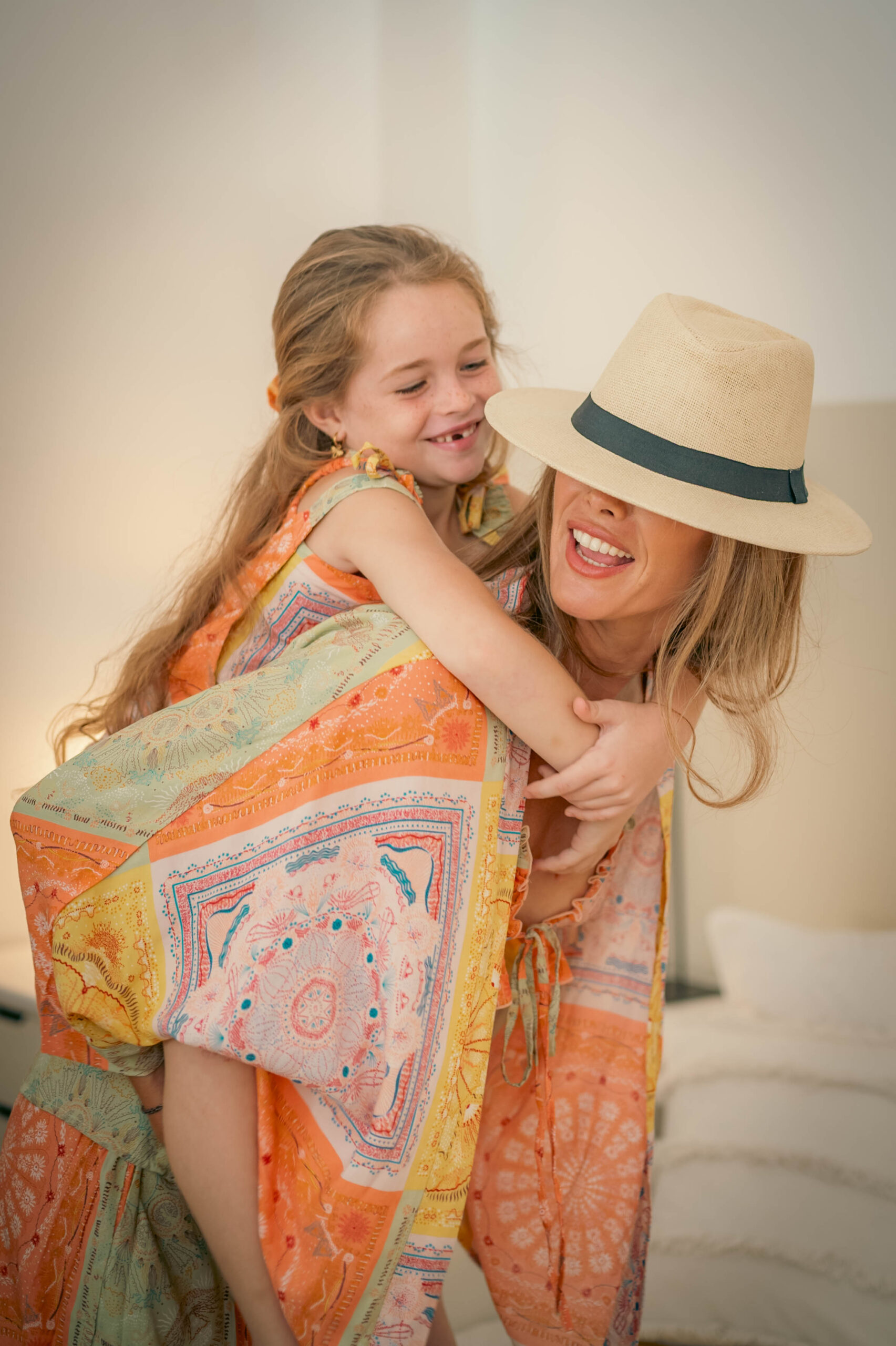 Charlie Kids Playsuit-Tangerine - Image 4