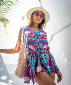 Alternative view of Rosana Playsuit-Cleopatra Pink