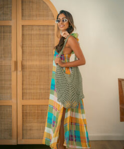 Tahanui Crochet Bag-Khaki