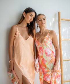 Alternative view of Tahlia Slip Dress – Peach