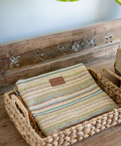 Coolum bikini bag pink tan Mimpi Mannis