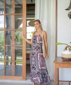 Imani Maxi Dress Jaipur Black Mimpi Mannis