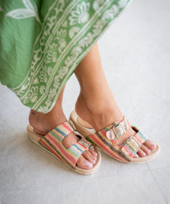 Lennox Slides - Rose Olive