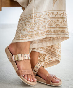 Coolum Slides – Pink Tan