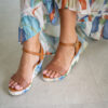 Portofino Wedges Blue Mimpi Mannis