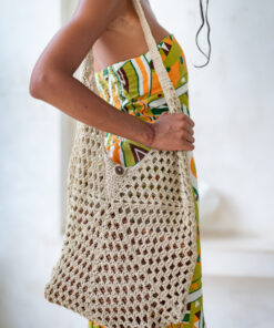 Alternative view of Tahanui Crochet Bag-Sorrell Brown