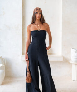 Alternative view of Eliana Jumpsuit – Black