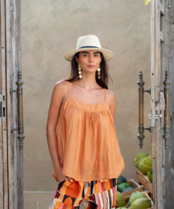 Alternative view of Romy Top – Honeydew