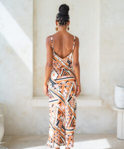 Alternative view of Alessia Midi Dress – Biscotti