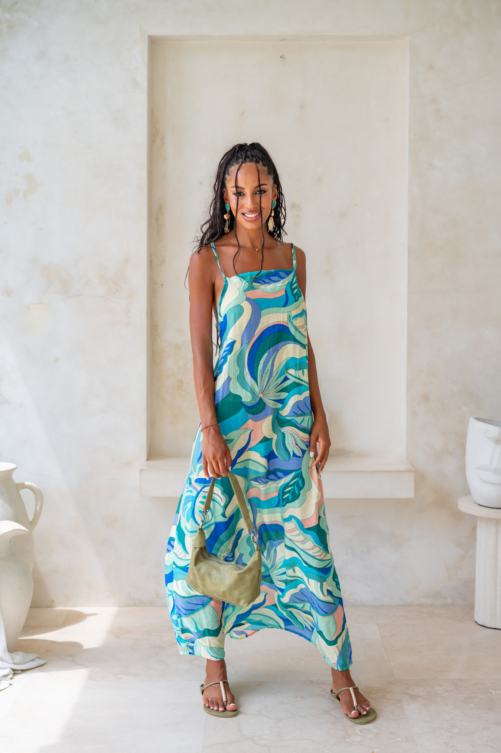 Amara Maxi Dress – Plumeria - Image 3
