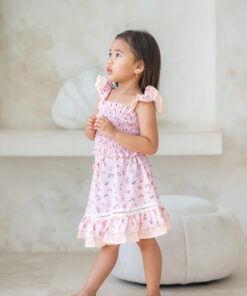 Alternative view of Mini Leela Top-Gingham Peach