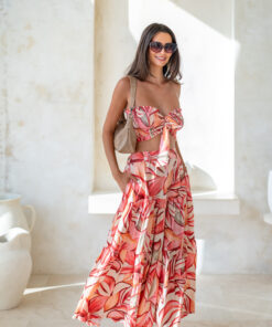 Alternative view of Sabina Skirt – Palmera Sunset